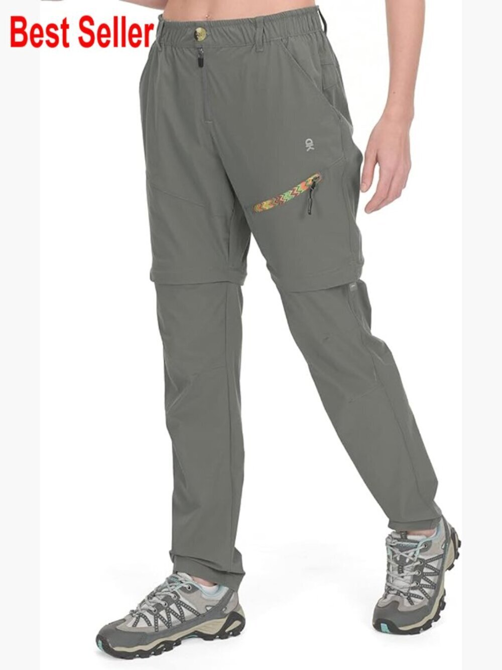 Lightweight Convertible Zip-Off Hiking Pants Quick Dry UPF 50
